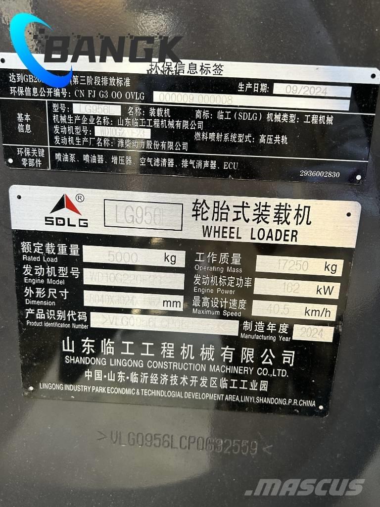 SDLG LG 956 L Pale gommate