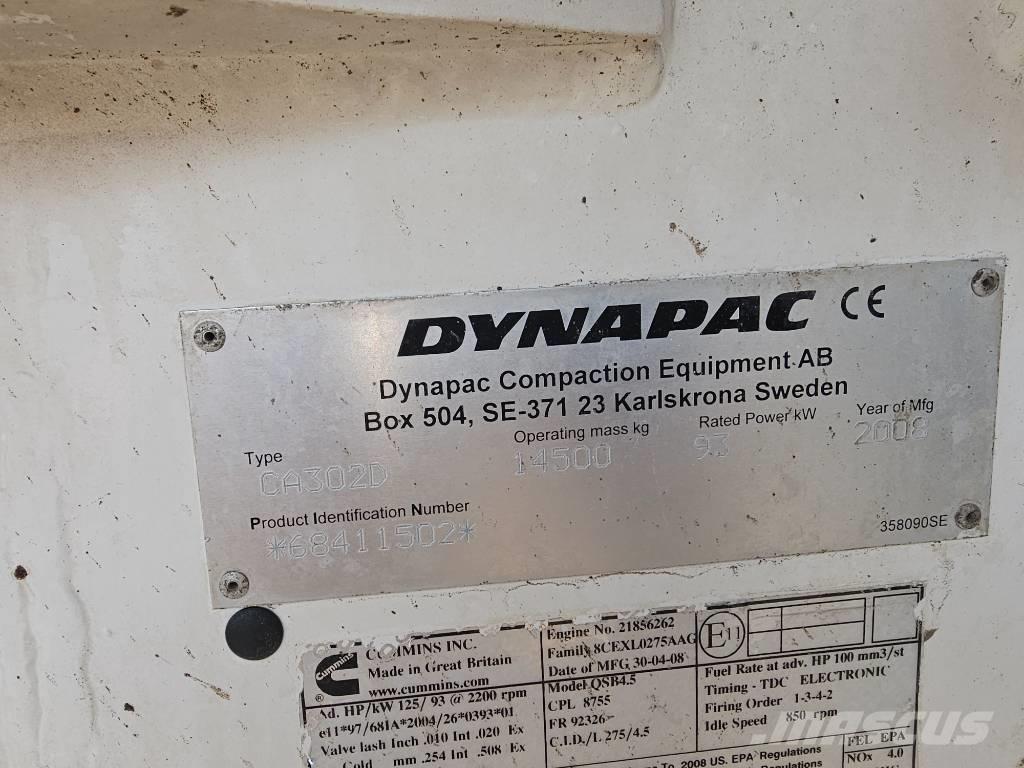 Dynapac CA 302 D Rulli monotamburo