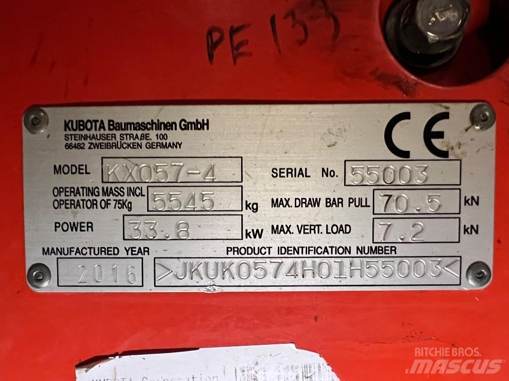 Kubota KX057 Miniescavatori