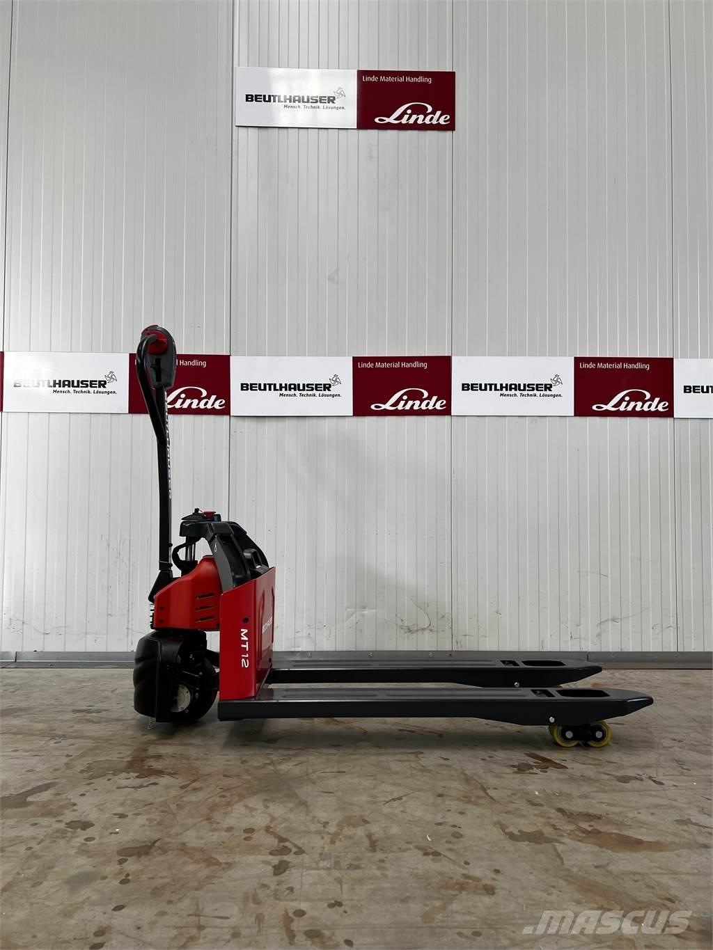 Linde MT12 Transpallet uomo a terra