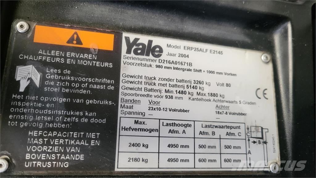 Yale ERP25ALF Carrelli elevatori elettrici