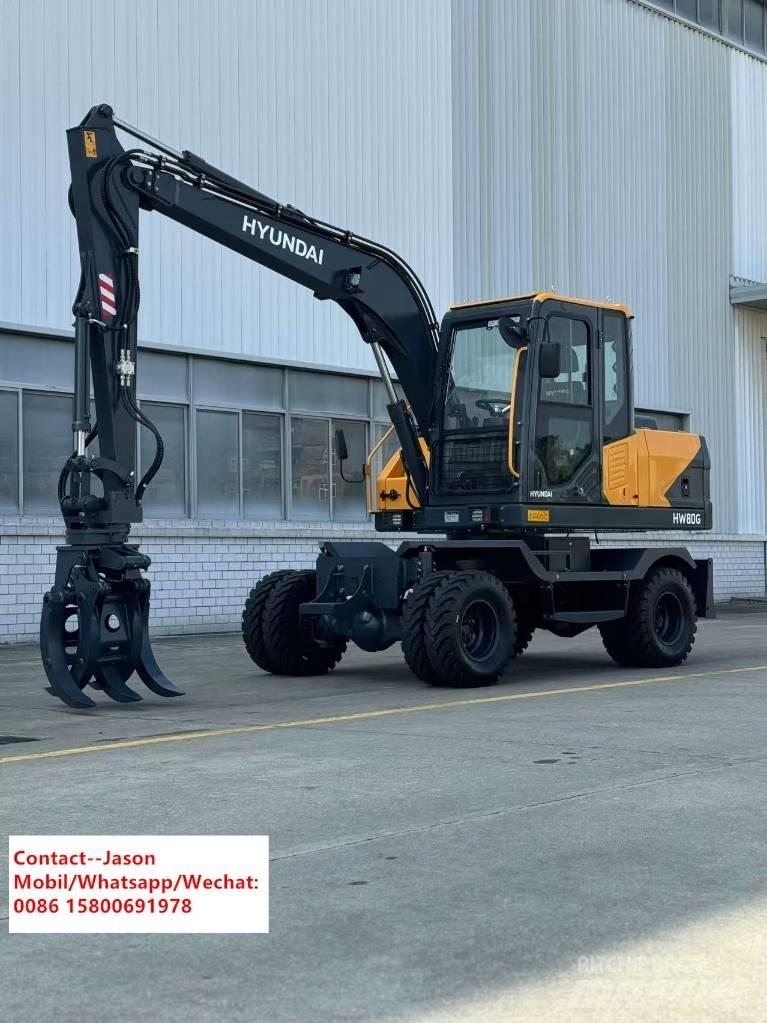 Hyundai HW80 Escavatori gommati
