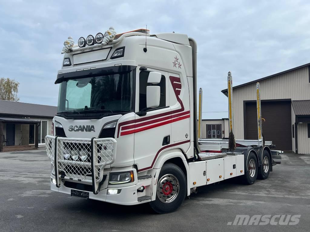 Scania R 730 B6X4NB Camion trasporto legname