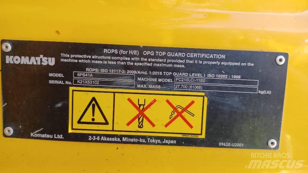 Komatsu PC210LCi-11 Escavatori cingolati