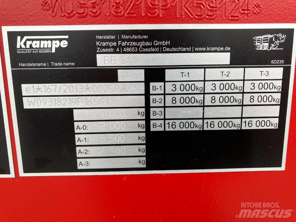 Krampe BB540 Rimorchi ribaltabili