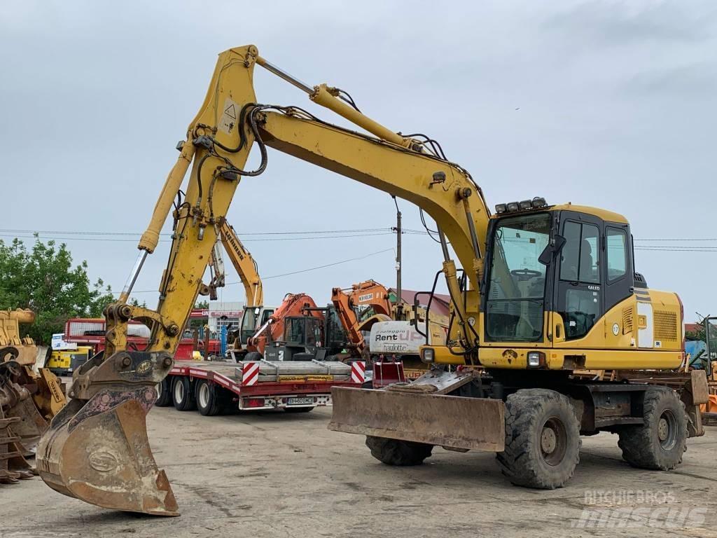 Komatsu PW 140-7 Escavatori gommati