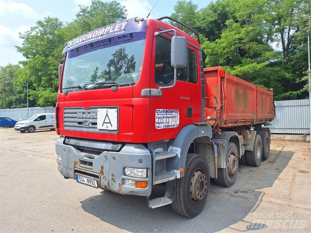MAN TGA 35.410 8X4 Camion con sponde ribaltabili