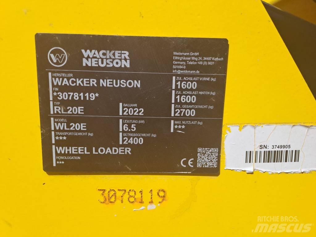 Wacker Neuson WL20e Pale gommate