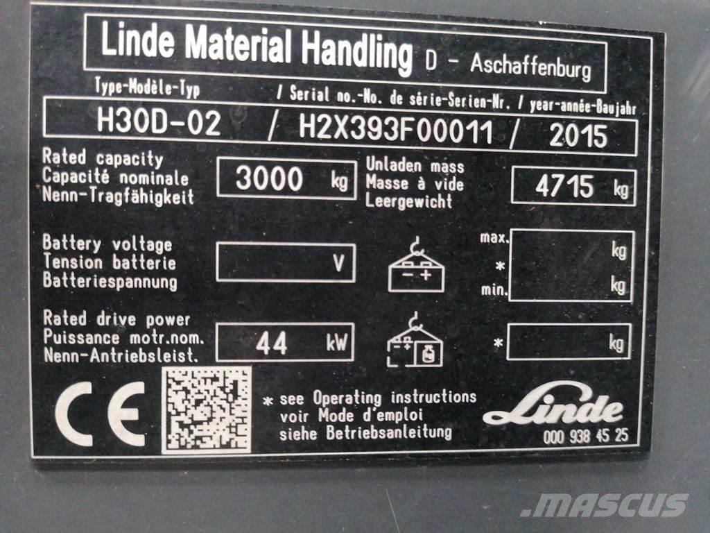 Linde H30D-02 Carrelli elevatori diesel