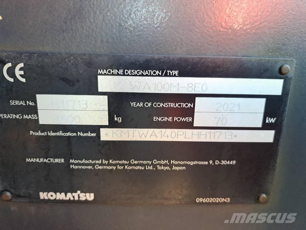 Komatsu WA100-8E0 Pale gommate