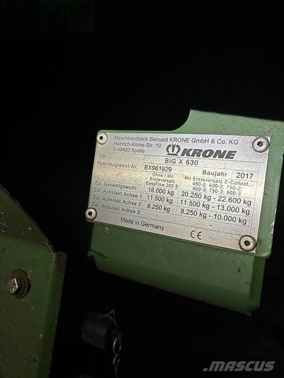 Krone big x 630 Trince semoventi