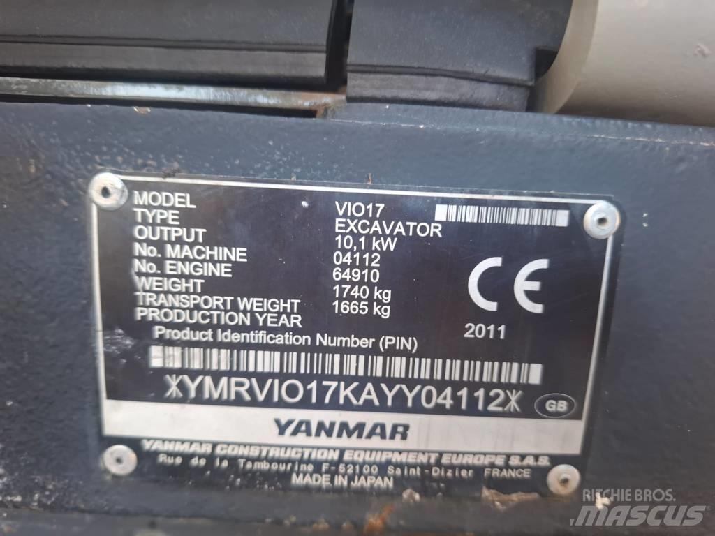 Yanmar Vio 17 Miniescavatori