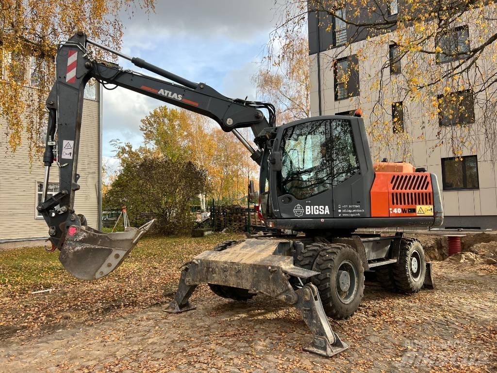 Atlas 140 W Escavatori gommati