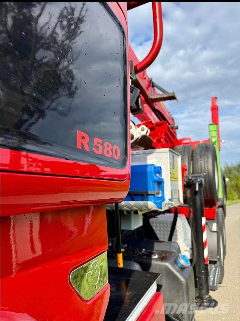 Scania R580 V8 6x4 Camion trasporto legname