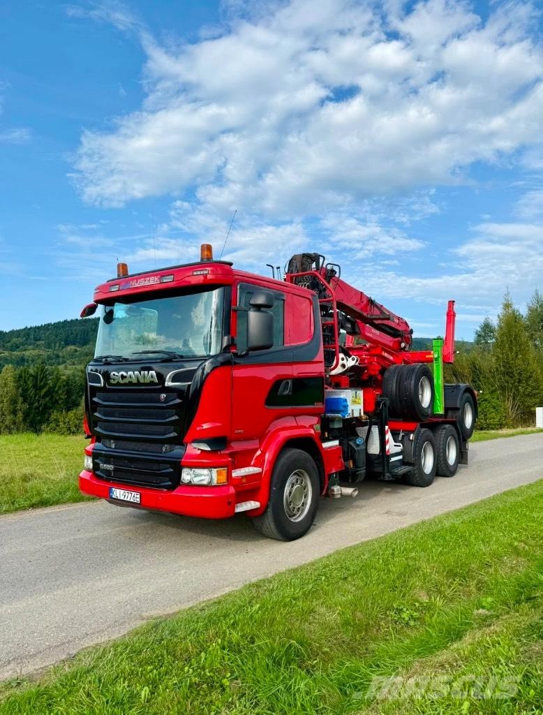 Scania R580 V8 6x4 Camion trasporto legname