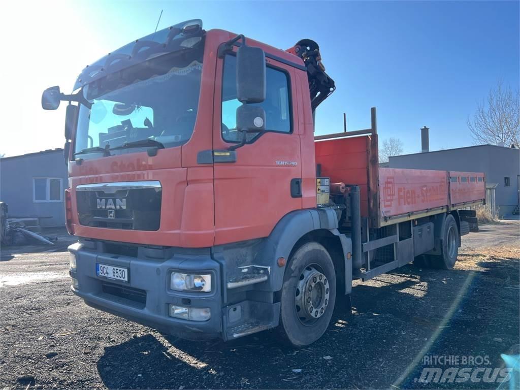 MAN TGM 15.290 + HR Camion con sponde ribaltabili