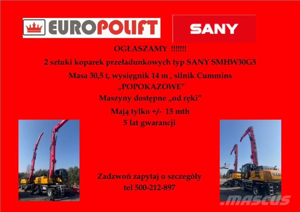 Sany SMHW 30 G5 Movimentazione rifiuti