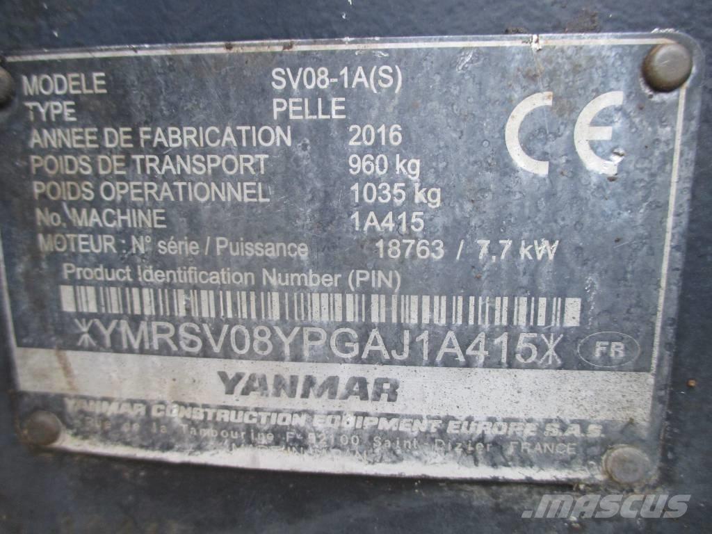 Yanmar SV 08-1 A Miniescavatori