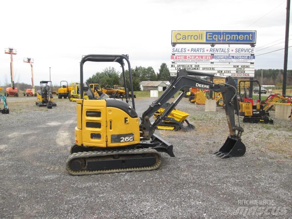 John Deere 26G Miniescavatori