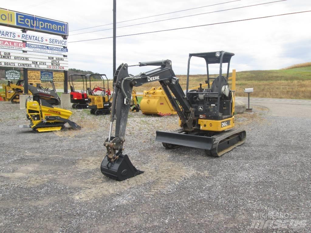 John Deere 26G Miniescavatori