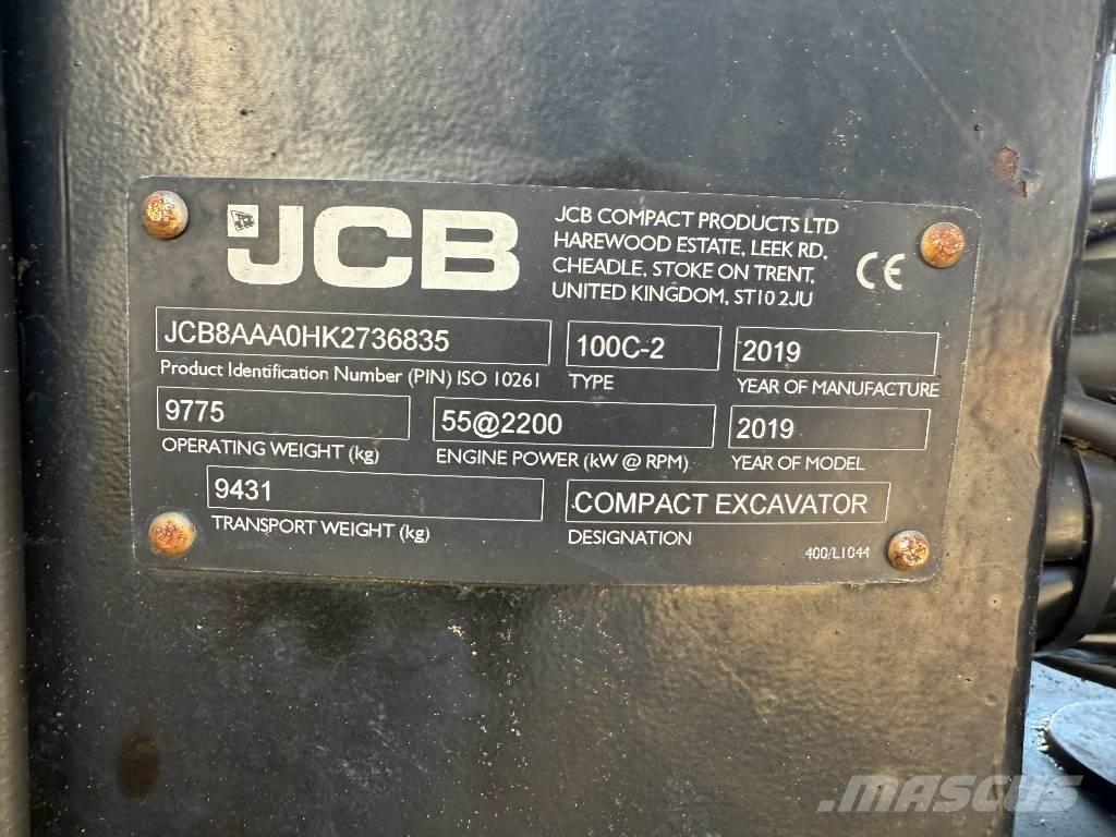 JCB 100 C-2 Escavatori medi 7t - 12t