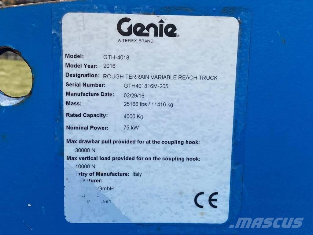 Genie GTH- 4018 Sollevatori telescopici