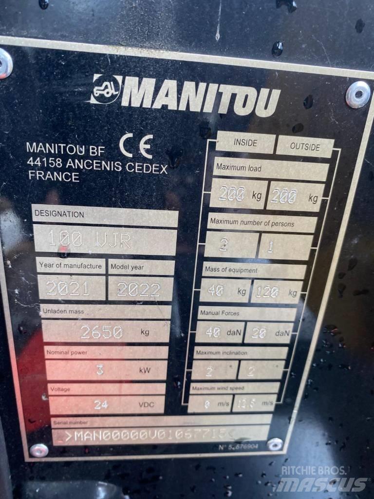 Manitou 100 VJR Sollevatori verticali
