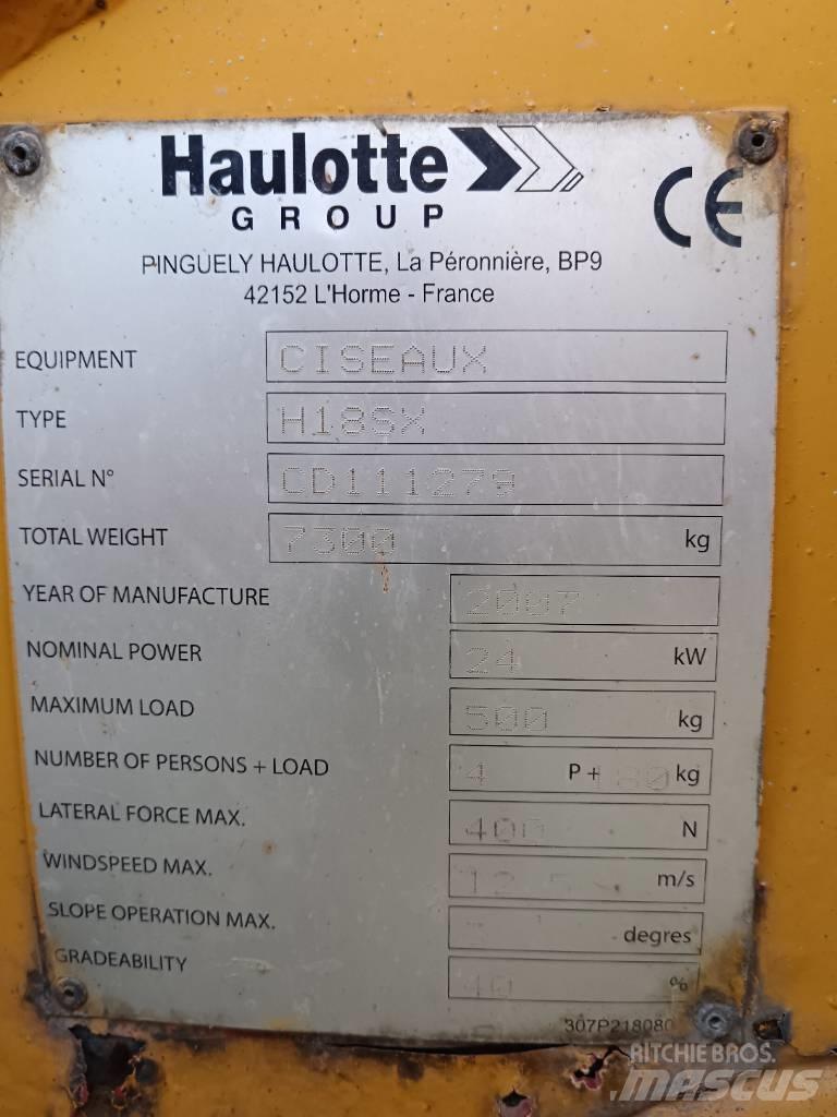 Haulotte H 18 SX Piattaforme a pantografo
