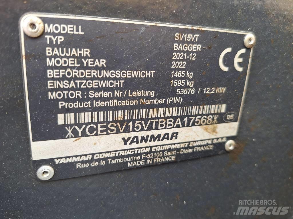 Yanmar SV 15 Miniescavatori