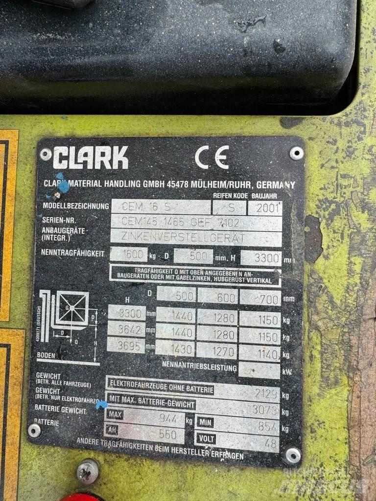 Clark CEM 16S Carrelli elevatori elettrici