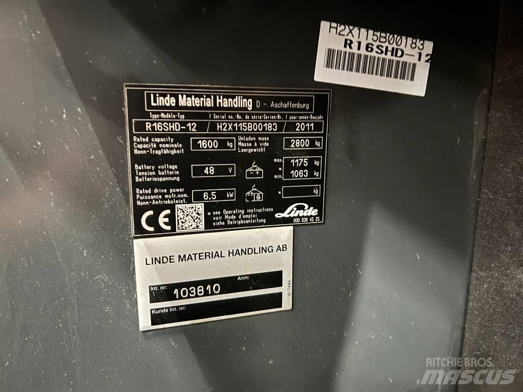 Linde R16S Carrello retrattile