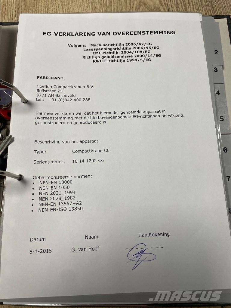 Hoeflon C 6 SOLD Mini gru