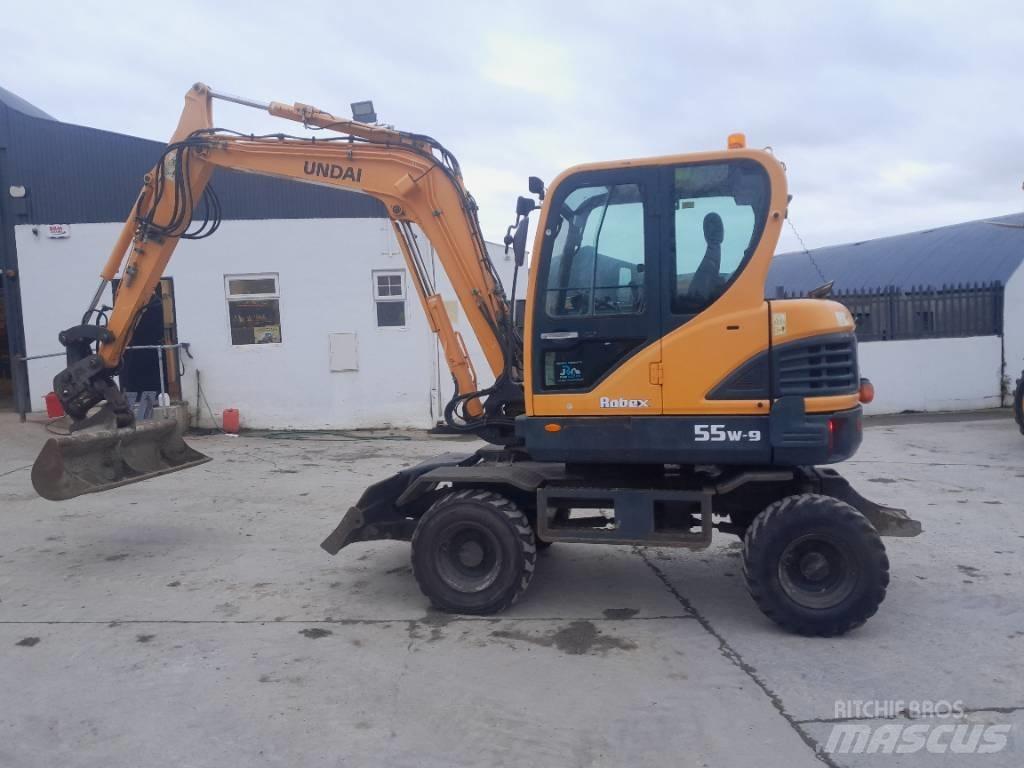 Hyundai R55 W-9 Escavatori gommati