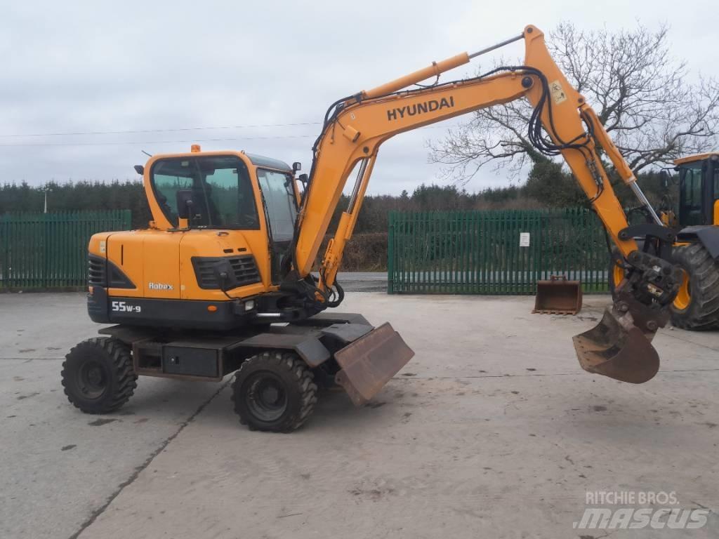 Hyundai R55 W-9 Escavatori gommati