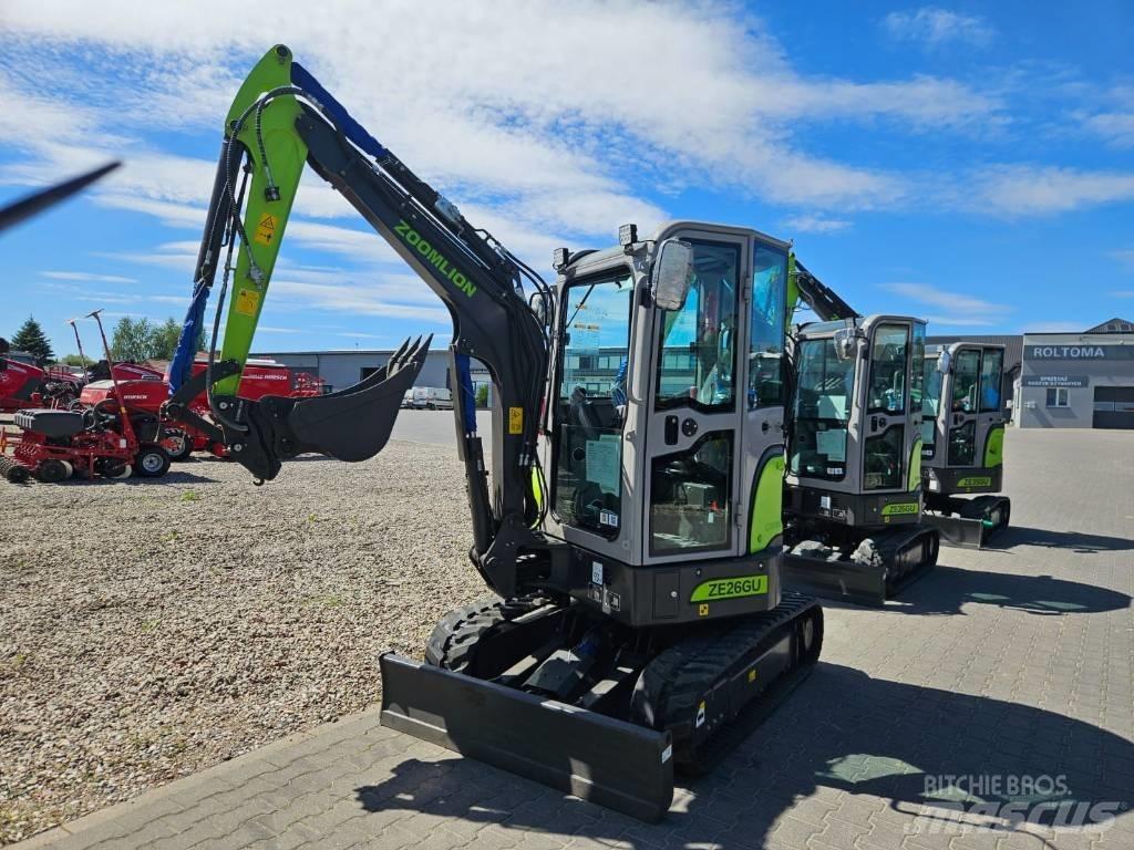 Zoomlion ZE26GU Miniescavatori
