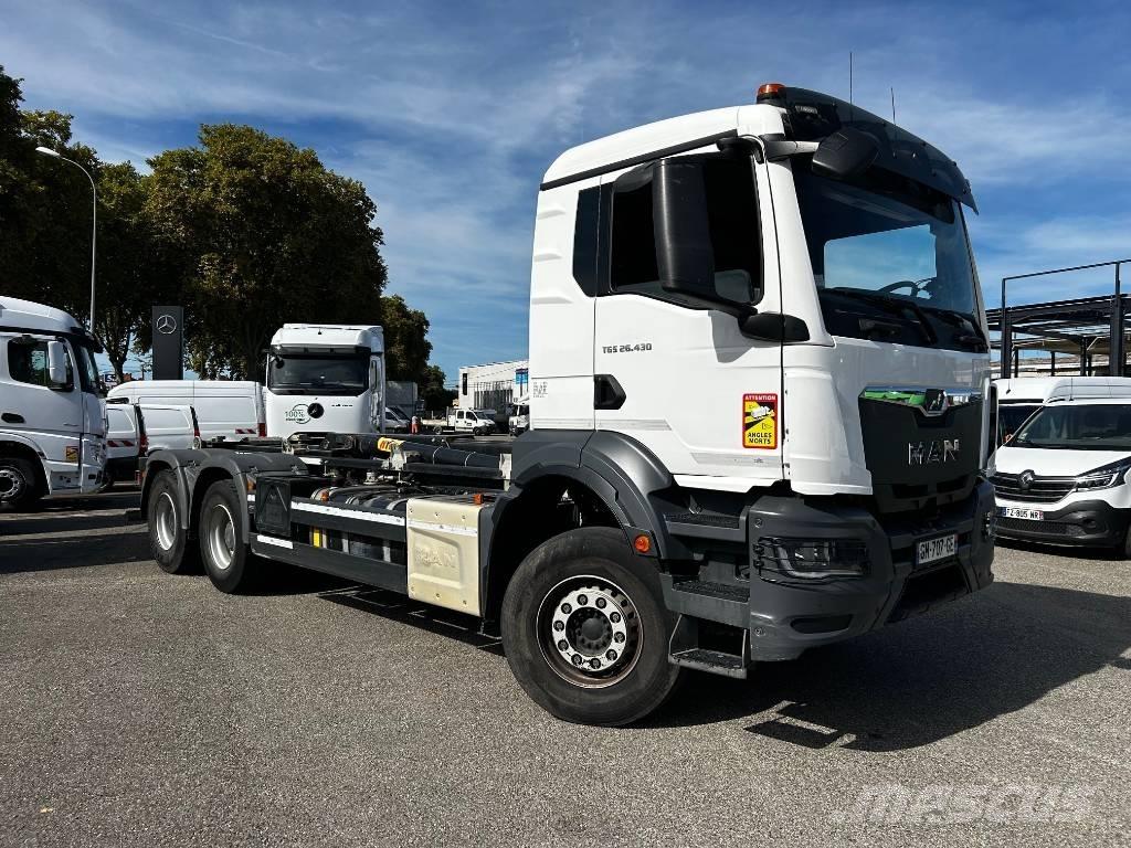 MAN TGS 26.430 Camion con gancio di sollevamento