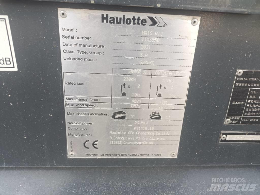 Haulotte HA16RTJ Piattaforme a braccio articolato