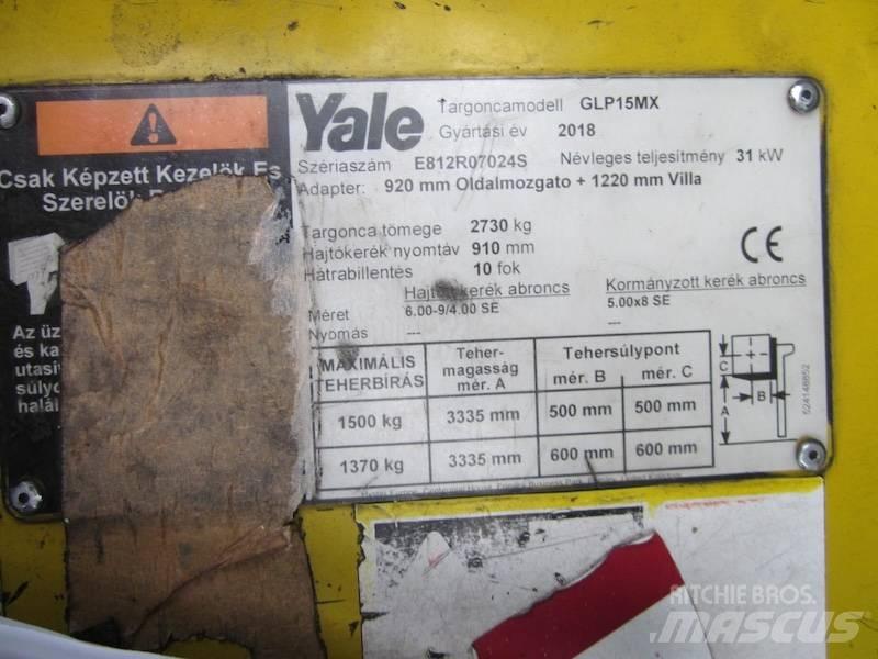 Yale GLP15MX Carrelli elevatori GPL