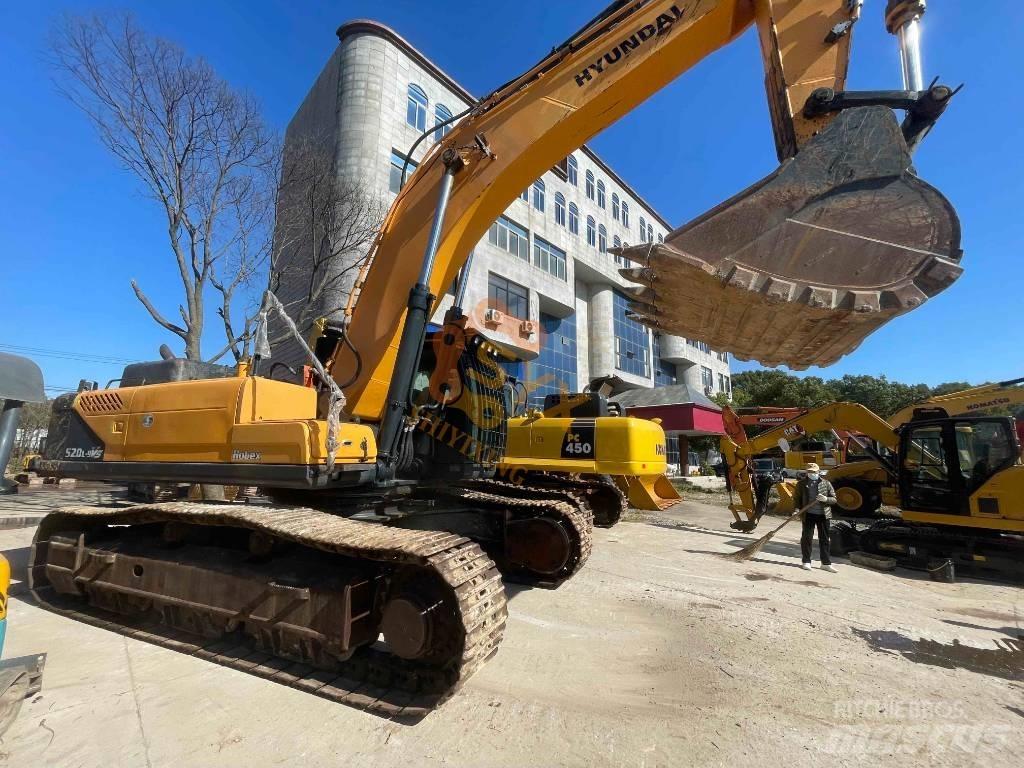 Hyundai Robex 520 VS Escavatori cingolati