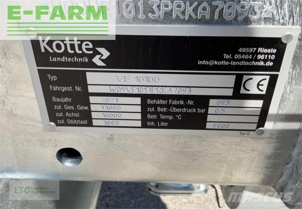 Kotte ve9.500 Altre macchine fertilizzanti