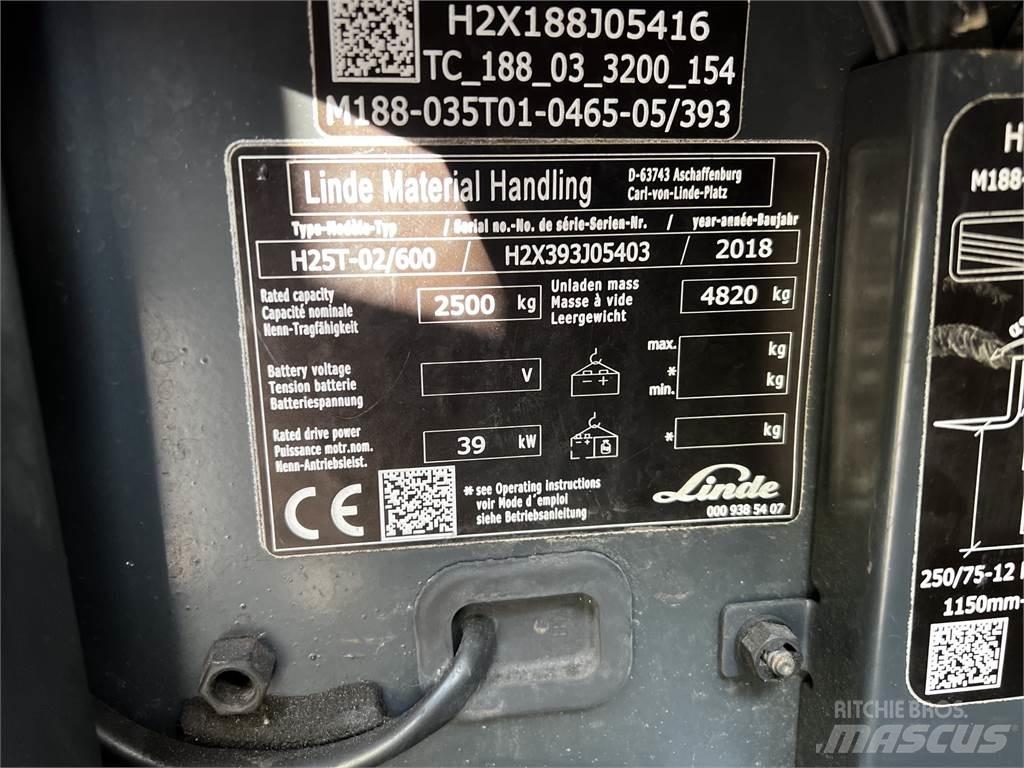 Linde H25T/600 Carrelli elevatori GPL