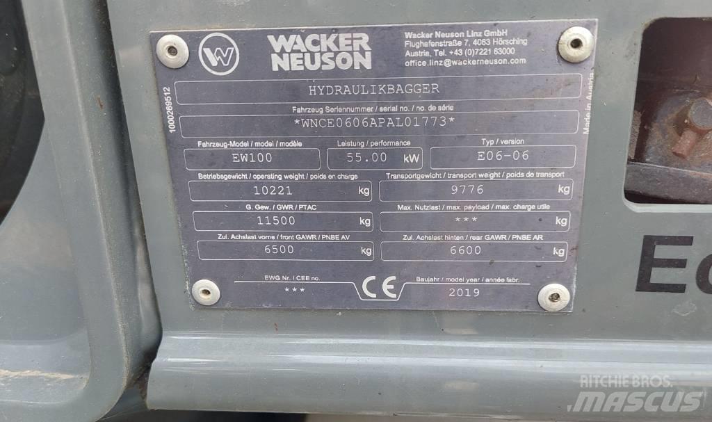 Wacker Neuson EW100 Escavatori gommati