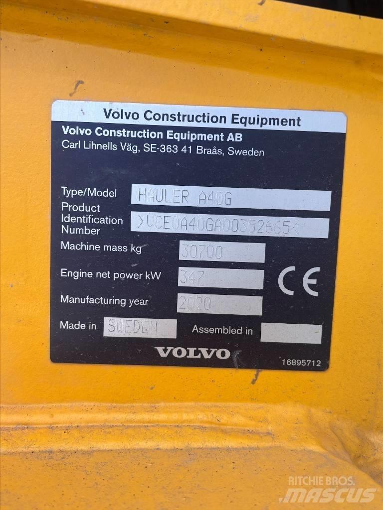 Volvo A40G Dumpers articolati