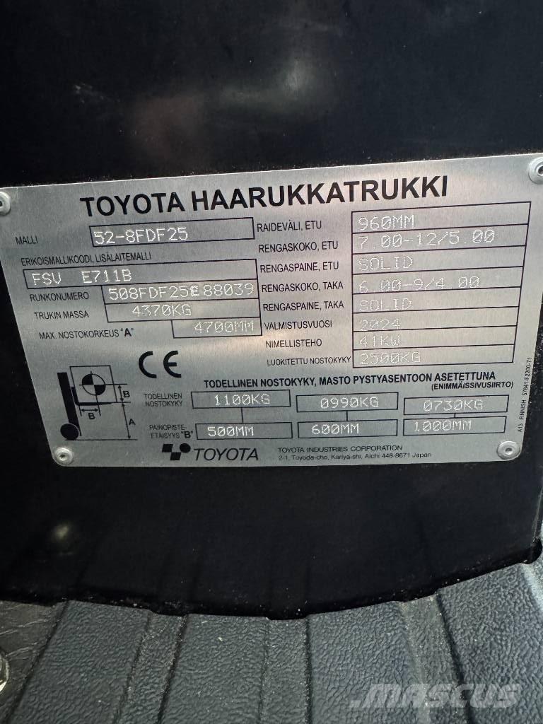 Toyota 52-8 FDF 25 Carrelli elevatori diesel