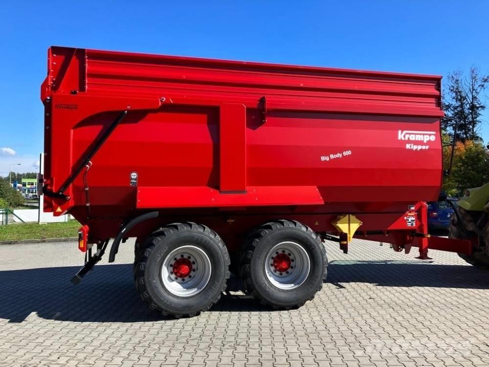 Krampe Big Body 600 Rimorchi ribaltabili
