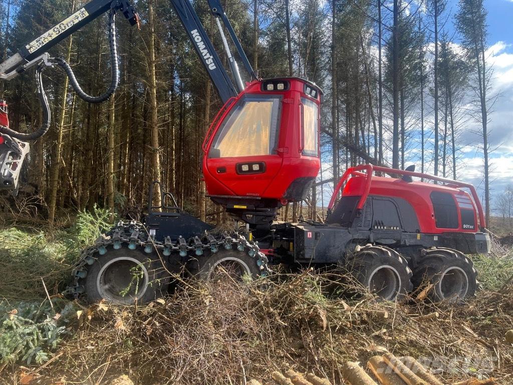 Komatsu 901 XC Abbattitrici, Disboscatrici