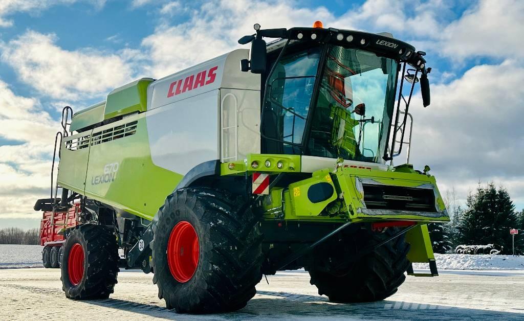 CLAAS Lexion 670 Mietitrebbiatrici