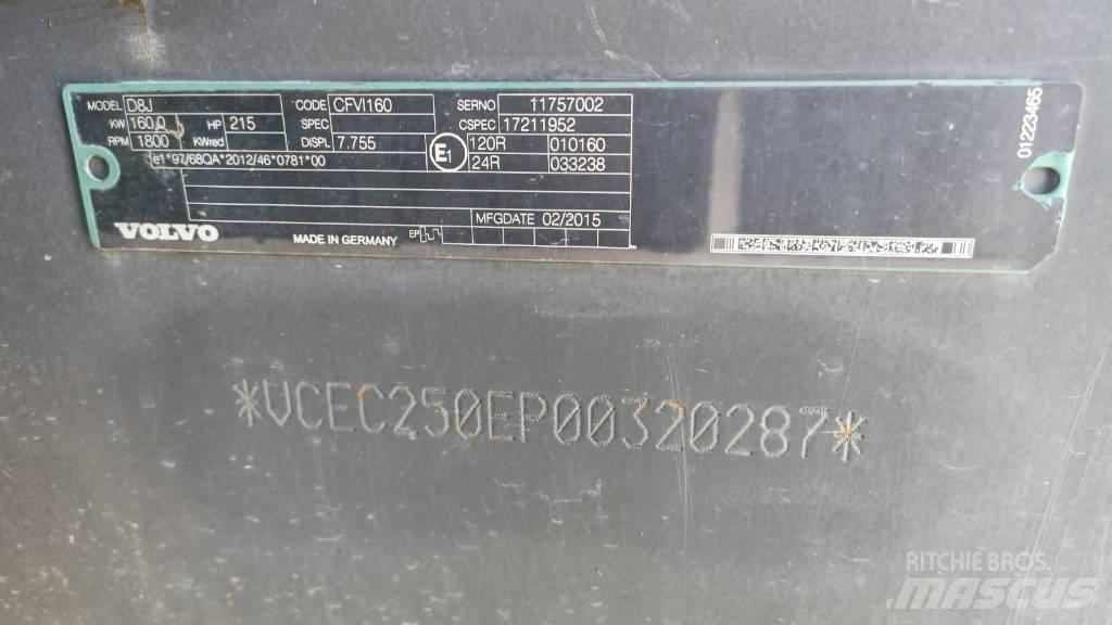 Volvo EC 250 EL Escavatori cingolati