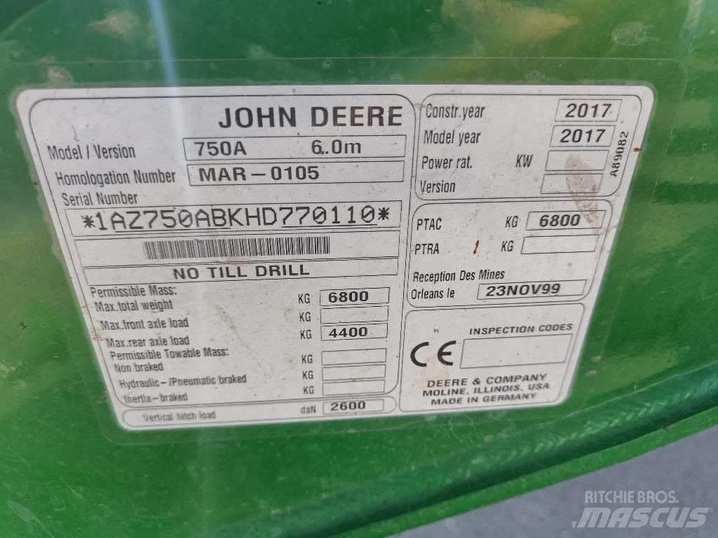 John Deere 750 A Perforatrici