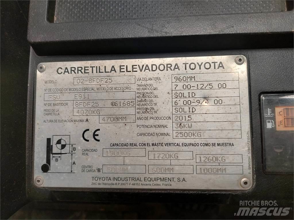 Toyota 02 8FDF25 Carrelli elevatori diesel